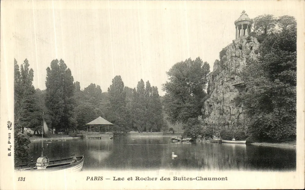 PARIS — Lac et Rocher des Buttes-Chaumont — B.F. Paris 131 - Vorderseite