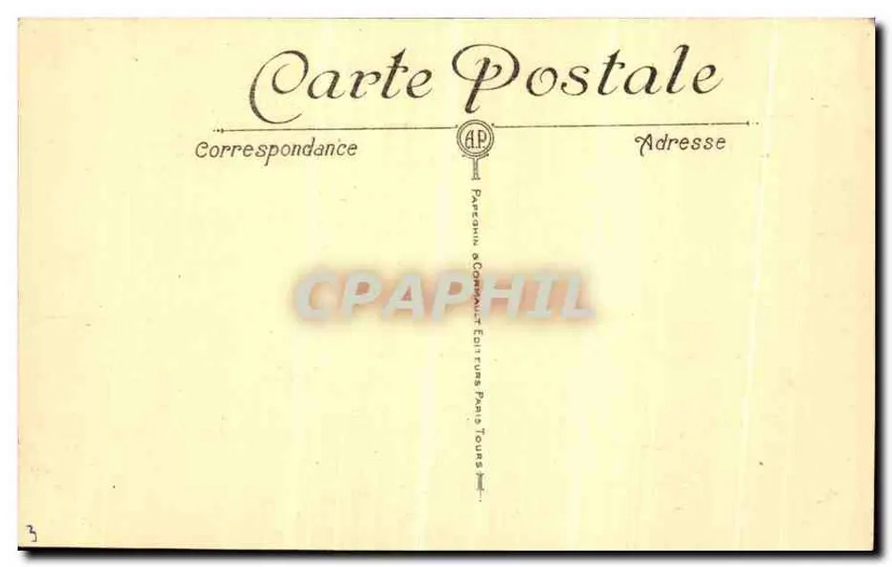 Paris — Die Gare du Nord und der Boulevard Denain — A. P. - Rückseite