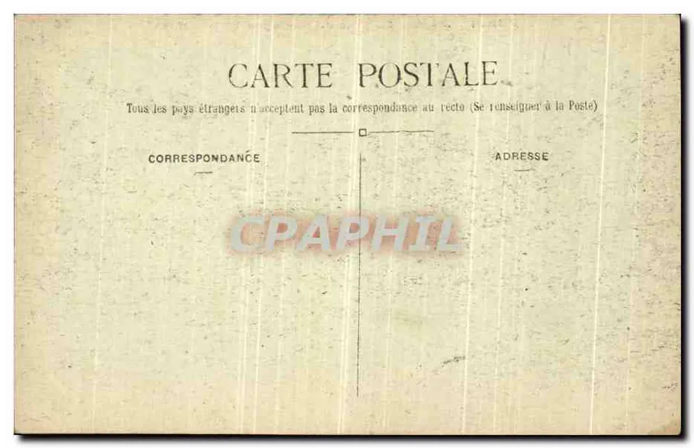 Paris - Avenue du Bois de Boulogne — Arc de Triomphe — M. J. n°637 - Rückseite