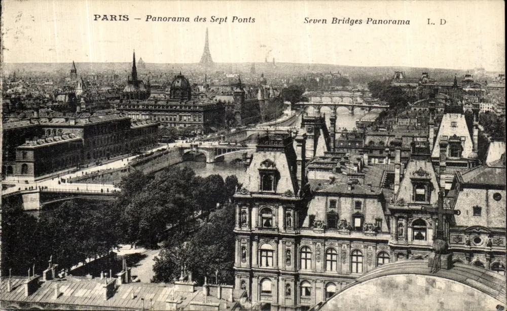 PARIS — Panorama dos Sete Pontes — L. D. - Frente