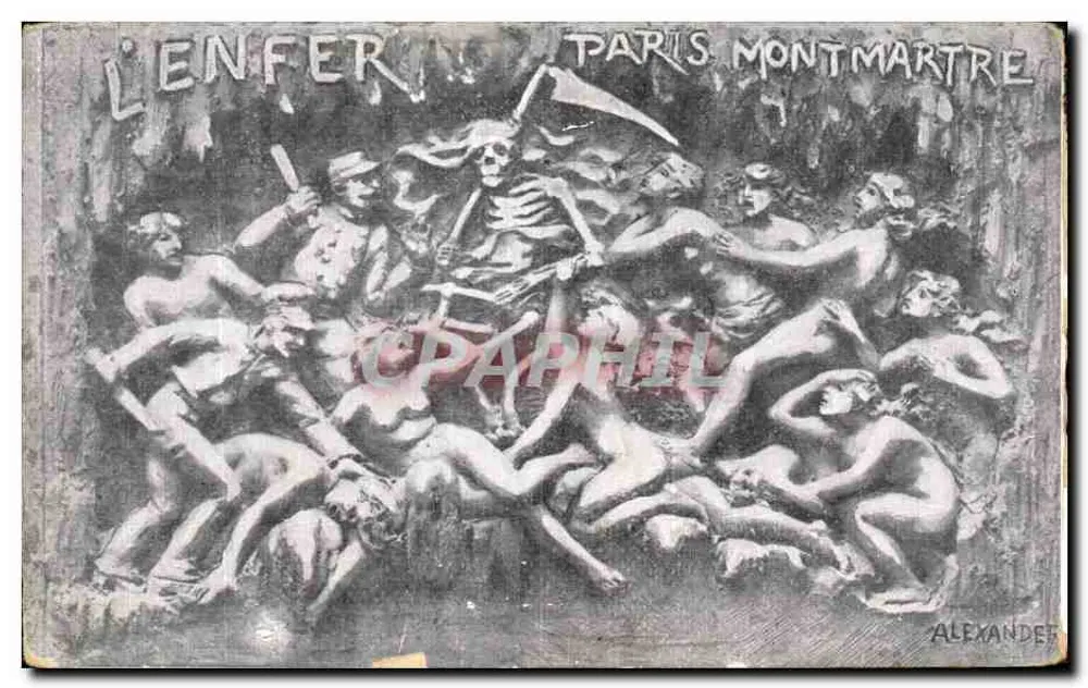 O Inferno — Paris Montmartre — Editor Alexander - Frente