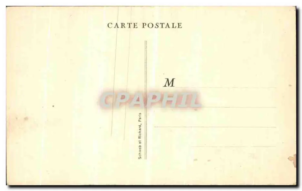 Hotel Bohy Lafayette — Piazza Montholon — Parigi — Schwob e Richard - Verso