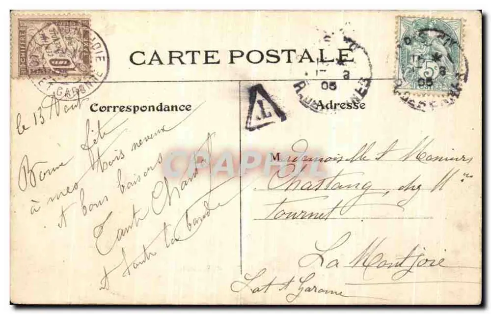 Leben in Paris — Im Bois de Boulogne — Verlag: Cie. Édit. Compagnonne - Paris - Rückseite