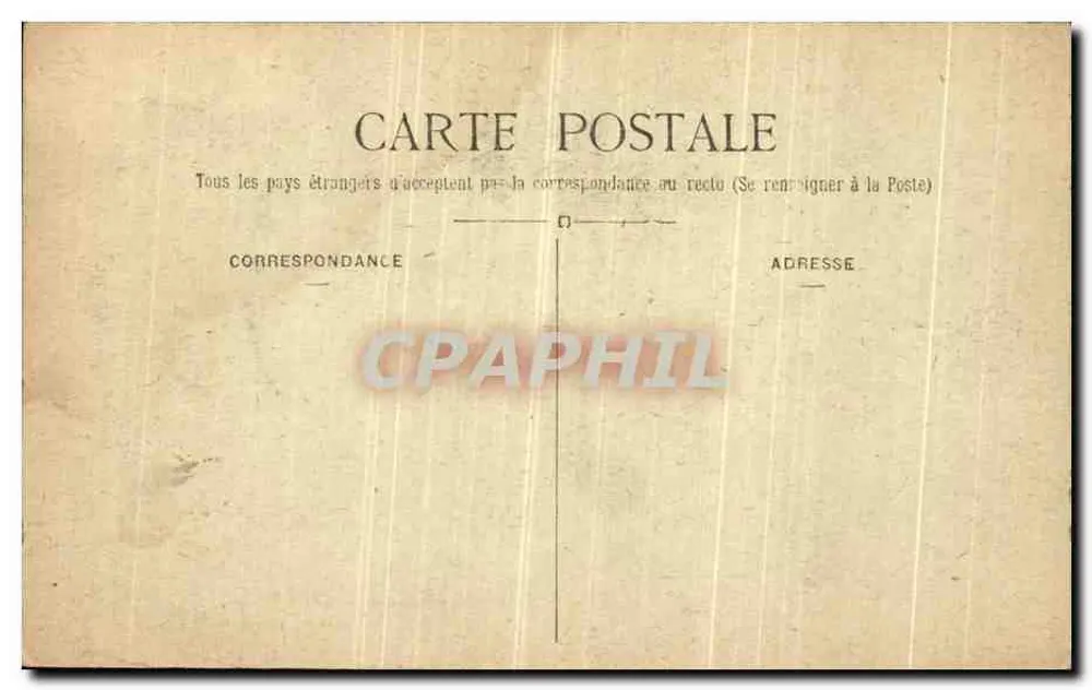 Paris — Place de la République und die Caserne du Prince Eugène — C. M. n°43 - Rückseite