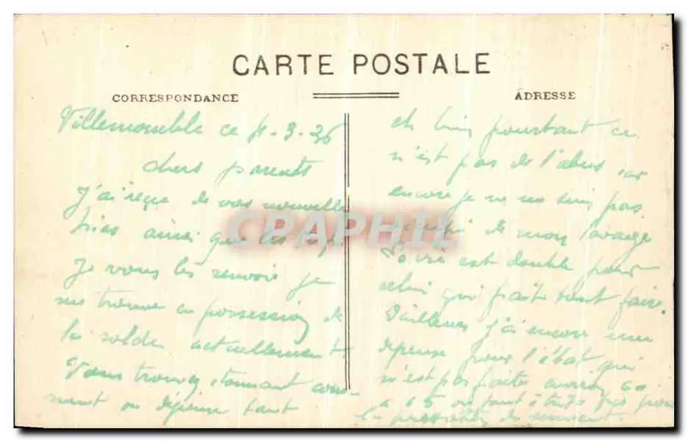 Die Station Quai d'Orsay — Paris (7. Bezirk) — F.F. PARIS - Rückseite
