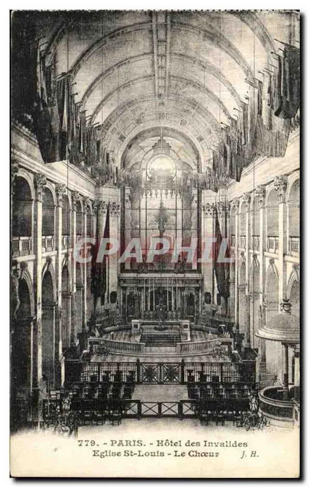 Paris - Hôtel des Invalides - Kirche Saint-Louis - Der Chor - Vorderseite