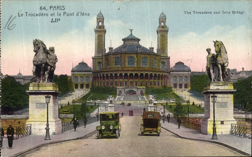 Le Trocadéro et le Pont d'Iéna — Paris — LIP - Vorderseite