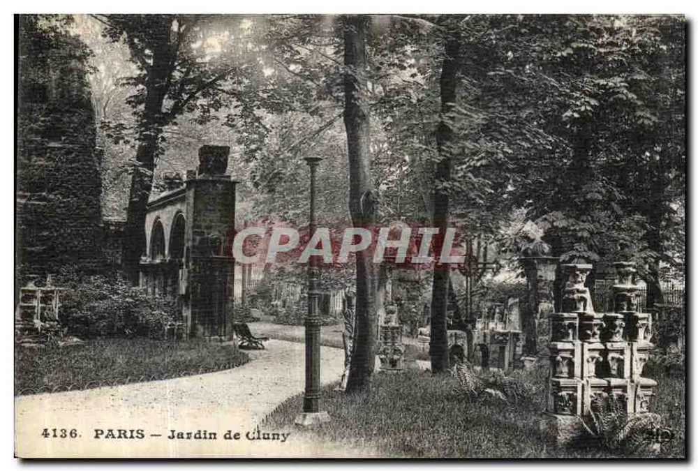 PARIS — Jardim de Cluny — 4136 - Frente