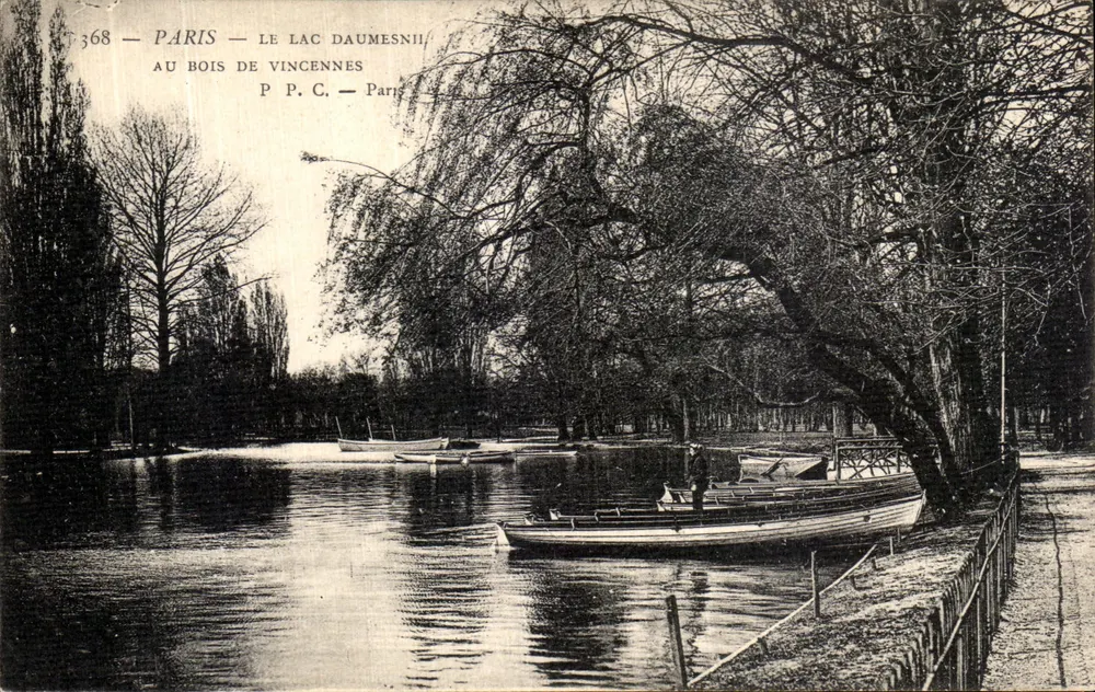Paris — Der See Daumesnil im Bois de Vincennes — P.P.C. Paris - Vorderseite
