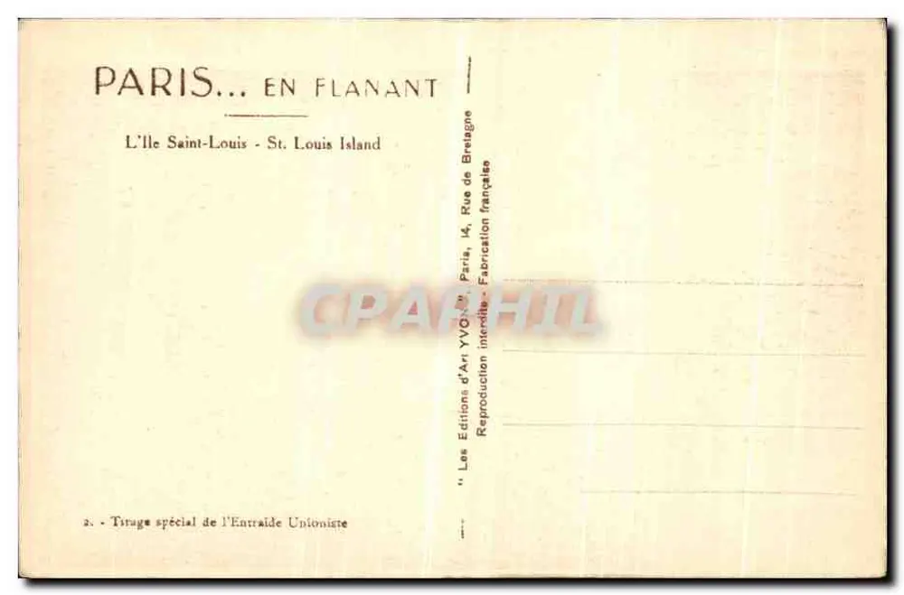 Notre-Dame de Paris — Ansicht von der Île Saint-Louis — Yvon - Rückseite