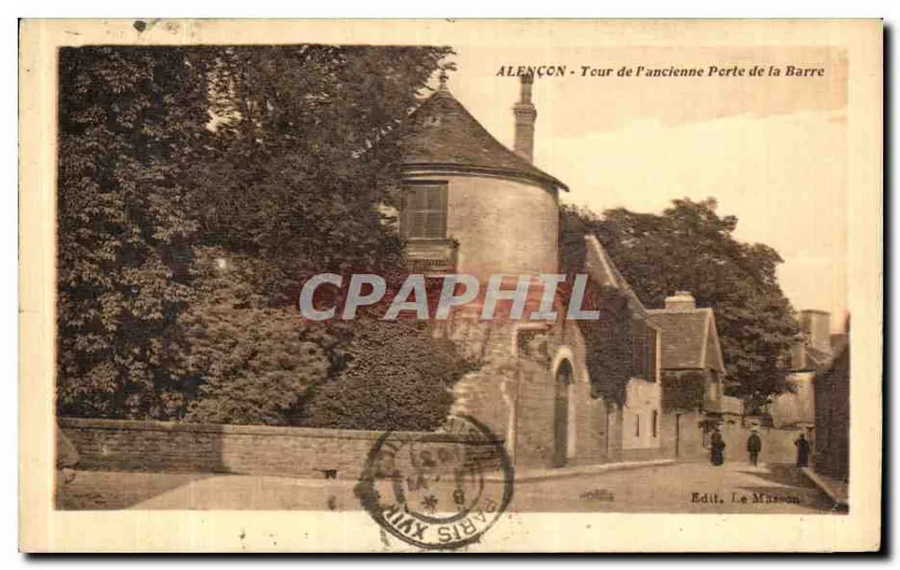 Alençon — Tour de l'ancienne Porte de la Barre — Edit. Le Maison - Vorderseite