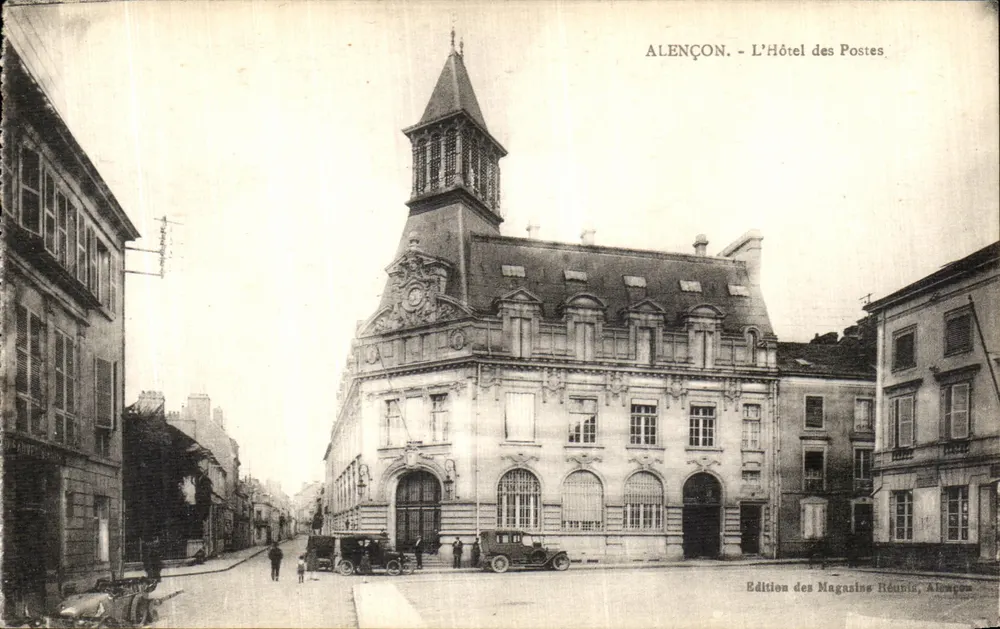 Alençon - O Hotel das Postas — Edição dos Magasins Réunis, Alençon - Frente