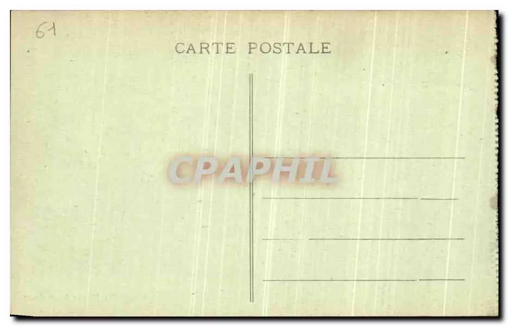 Alençon - O Hotel das Postas — Edição dos Magasins Réunis, Alençon - Verso
