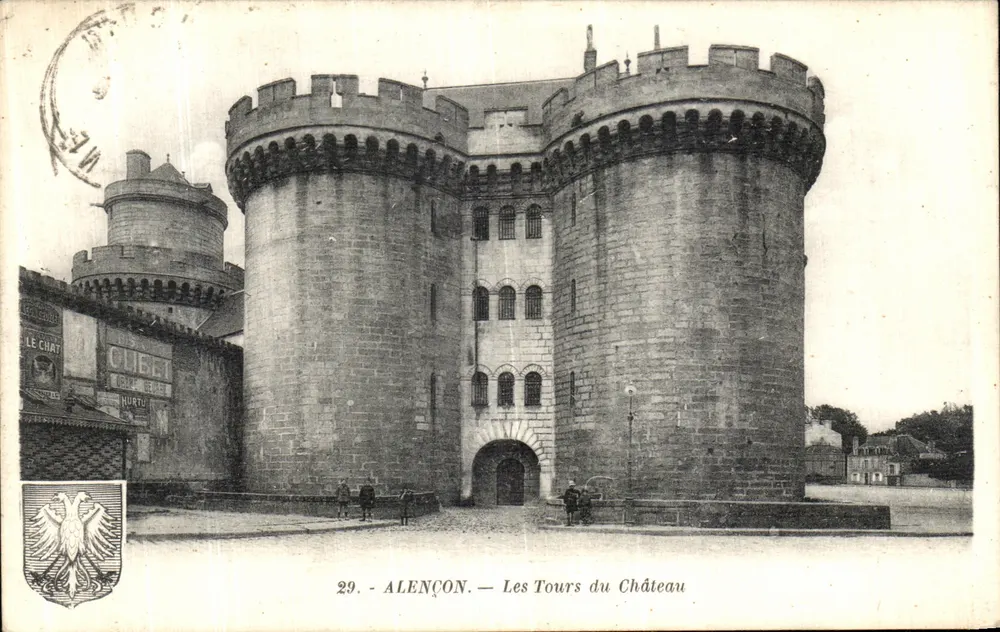 Alençon — As Torres do Castelo — G. Artind, editor - Frente