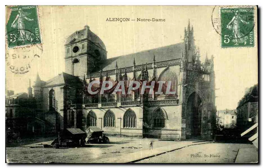 Alençon — Igreja de Nossa Senhora — Foto St-Plaise - Frente