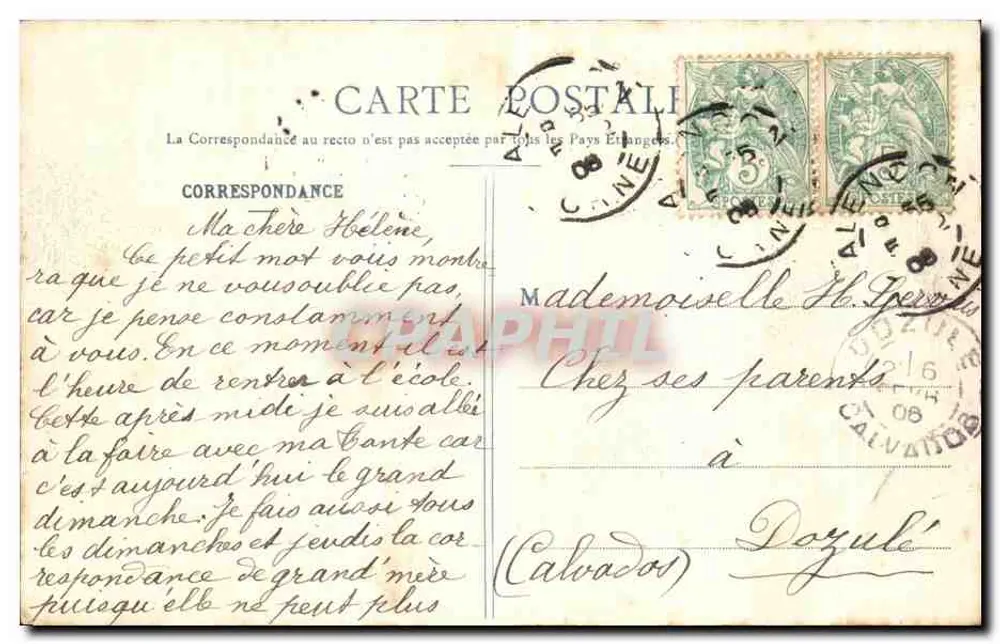 O Calvaire, Praça da Pirâmide — Alençon — Maison des Magasins Réunis, editora - Verso