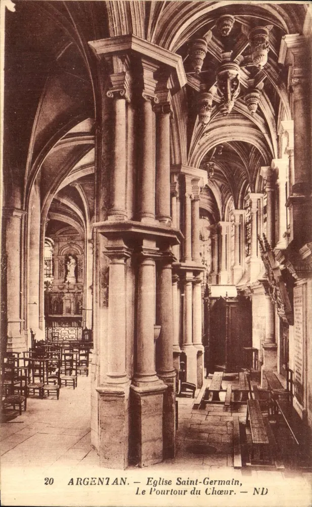 Argentan — Kirche Saint-Germain, Der Chor — ND - Vorderseite