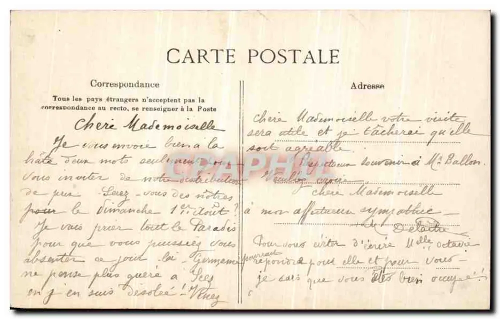Argentan — Kirche Saint-Germain, der große nördliche Portal — vom 16. bis 17. Jahrhundert — Antike Ansichtskarte Paris - Rückseite