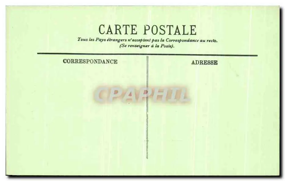 Arras — A Fonte de Netuno — LL. n° 50 - Verso