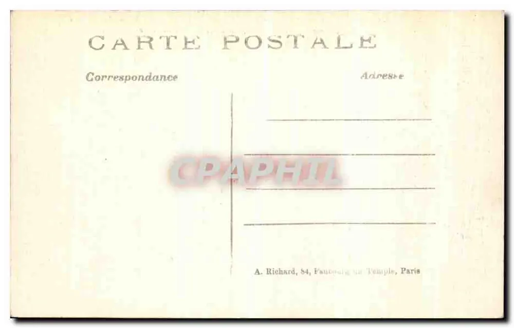 Arras — Ruinen des Glockenturms und des Rathauses nach dem Bombenangriff — A.R. n°287 - Rückseite