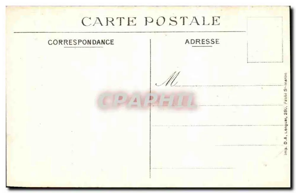 Arras — Krieg 1914 — Ruinen des Rathauses nach dem Bombardement vom 21. Oktober 1914 - Rückseite