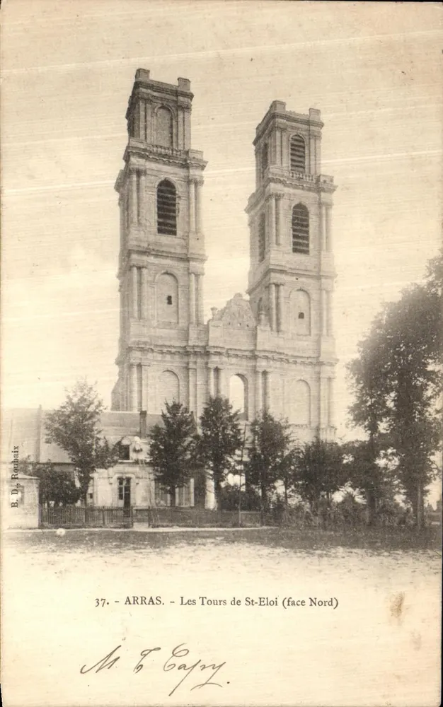 Arras - As Torres de St-Eloi (face Norte) — B.D. Ronbaix, n°37 - Frente