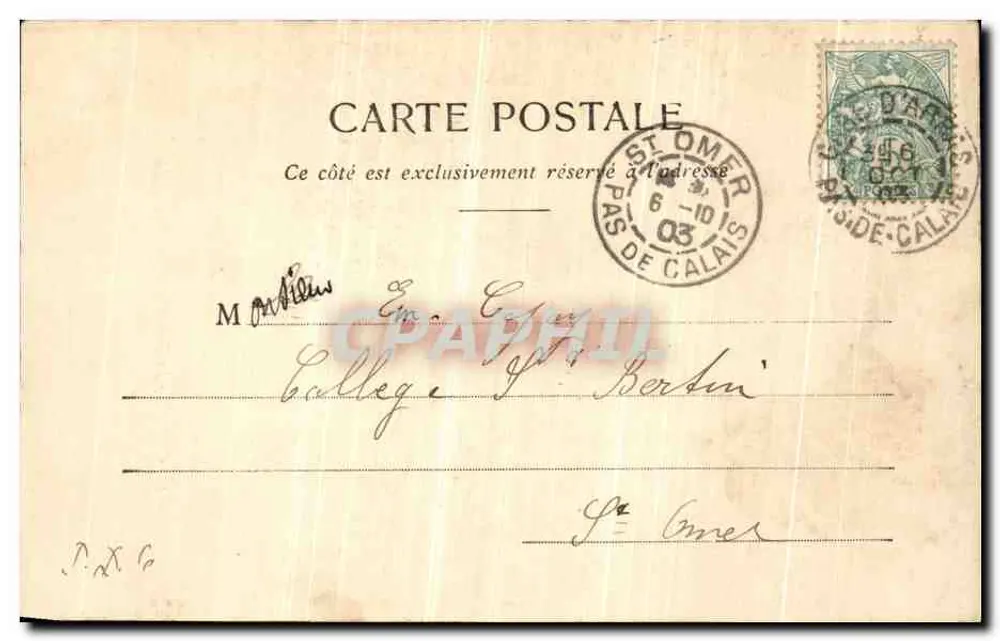 Arras - As Torres de St-Eloi (face Norte) — B.D. Ronbaix, n°37 - Verso