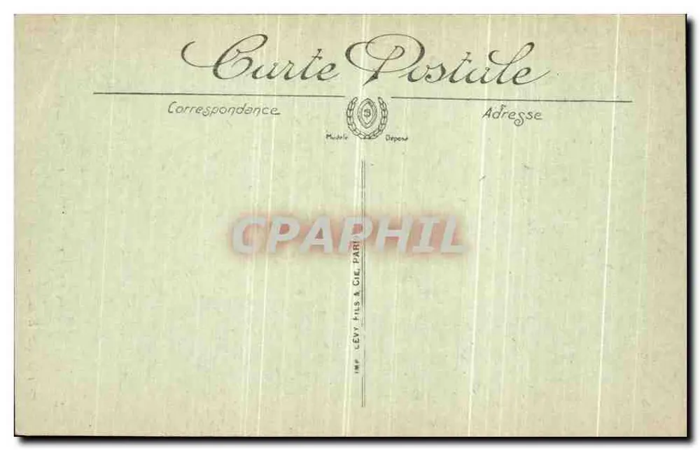 Ruinen des Ersten Weltkriegs — Arras — Verlag: IMP. LEVY FILS & CIE, PARIS - Rückseite