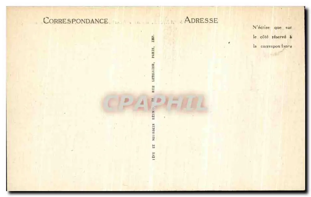 Arras, vor dem Bombardement — Das Rathaus — LL - Rückseite