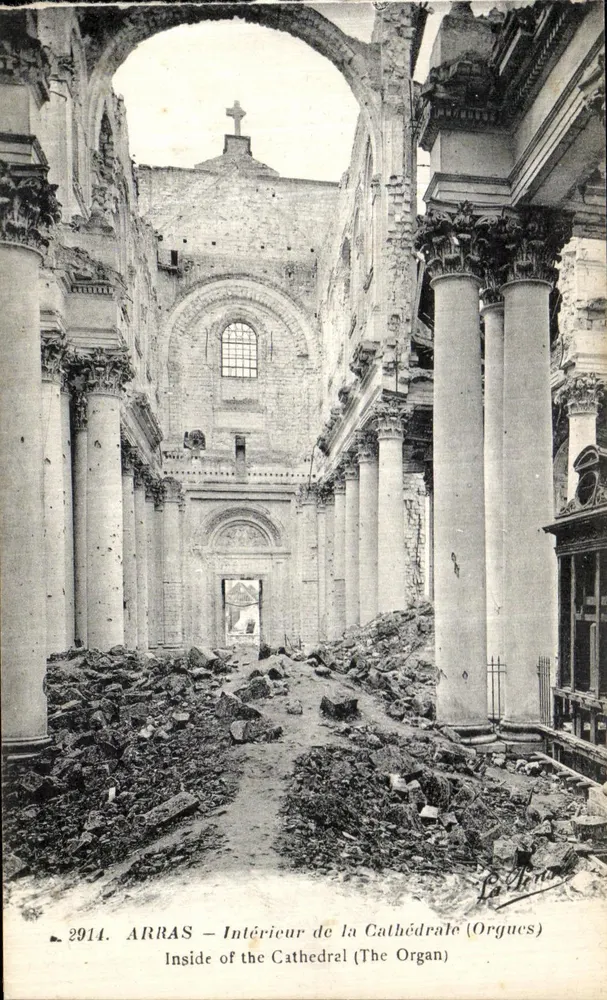 Arras — Innenraum der Kathedrale (Orgeln) — La Perouse, n°2914 - Vorderseite