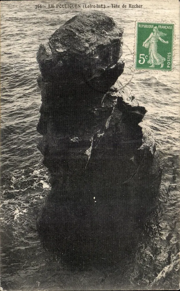 Le Pouliguen (Loire-Inf.) — Tête de Recher — Verlag Arthaud-Nouvel, Nr. 766 - Vorderseite