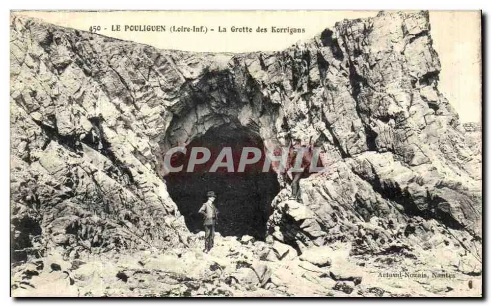 Le Pouliguen (Loire-Inf.) - Die Höhle der Korrigans — Artaud-Nozais, Nantes, Nr. 450 - Vorderseite