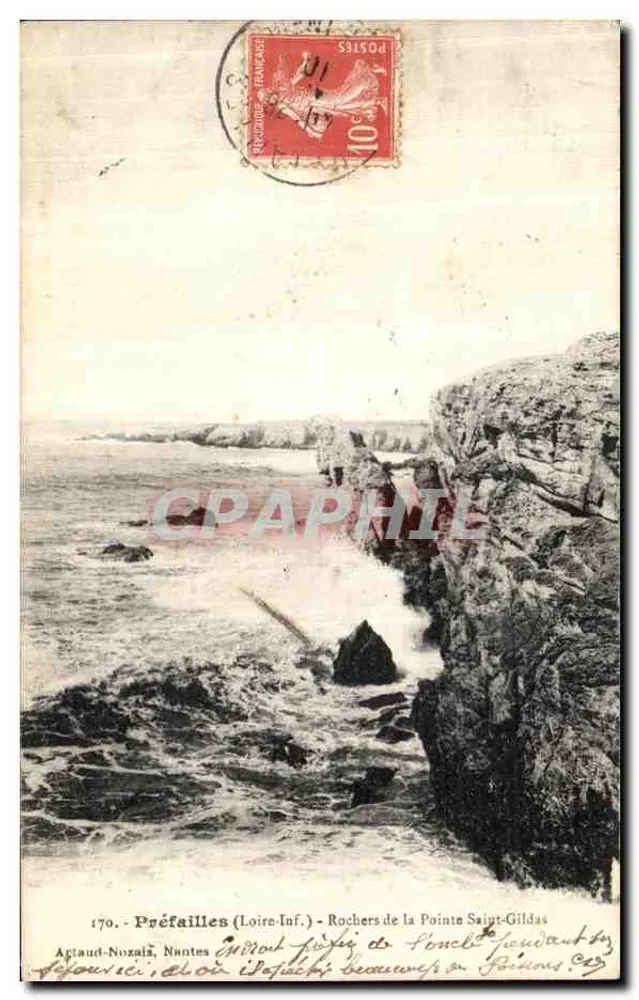 Rochers de la Pointe Saint-Gildas — Préfailles (Loire-Inf.) — Agtaud-Nozaix, Nantes - Voorkant