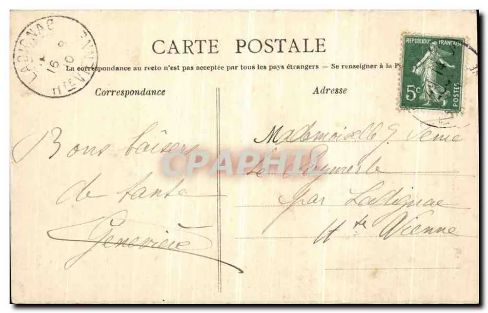 Préfailles (L.-Inf.) — Rochers de M. e Mme Préfailles — Coleção Pillorget, St-Nazaire - Verso