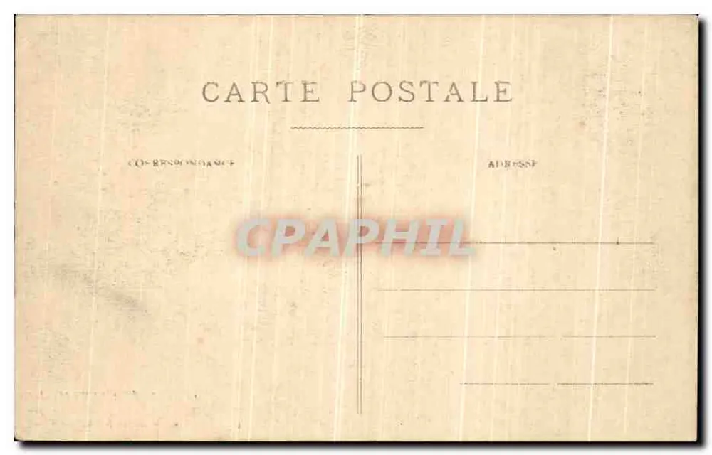 Prefailles (Unten) — Nachtleuchte bei Ebbe nahe der eisenhaltigen Quelle — 1925 - Rückseite