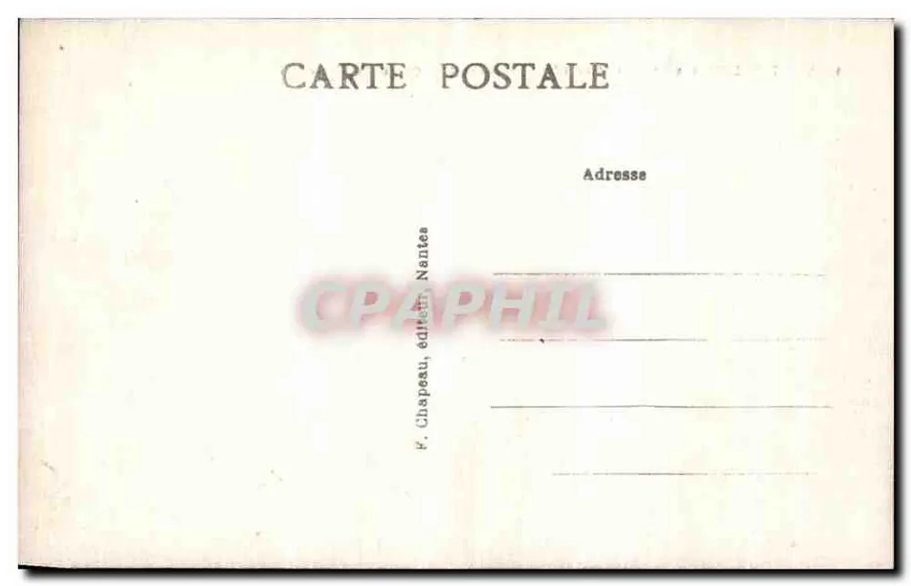 Saint-Brevin-les-Pins (Loire-Inf.) — Dünen und Strand am Pointeau — F. Chapeau, Verlag, Nantes - Rückseite
