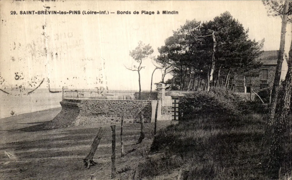 Saint-Brevin-les-Pins (Loire-Inf.) — Bord de praia em Mindin — F. Chapeau, n°29 - Frente