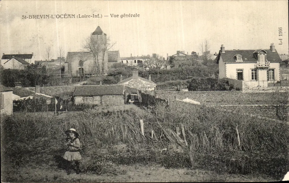 St-BREVIN-L'OCEAN (Loire-Inf.) — Vista geral — Cliché E.A.P. n°11663 - Frente