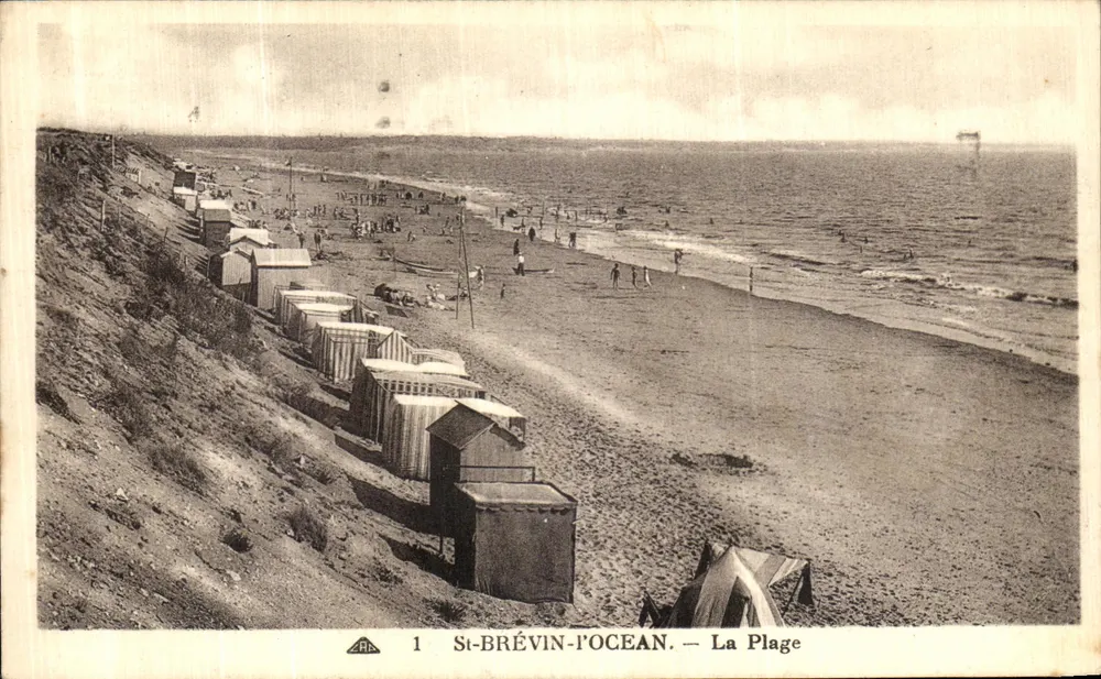 St-BRÉVIN-L'OCEAN — A Praia — editor A.P.C. n°1 - Frente
