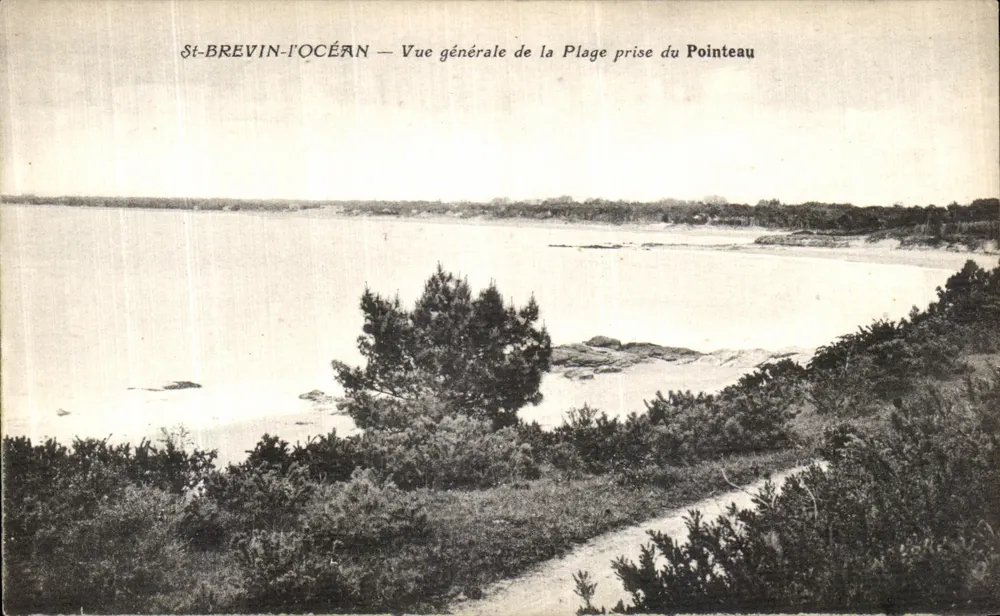 St-BREVIN-l'OCEAN — Allgemeiner Blick auf den Strand vom Pointeau - Vorderseite