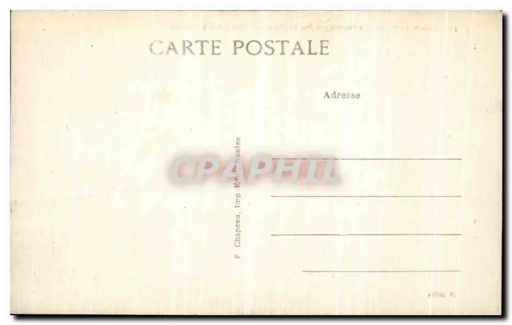 Saint-Nazaire (Loire-Inf) — Kleine Bucht und Küste bei Villès-Martin — Imp. Chapeau - Rückseite