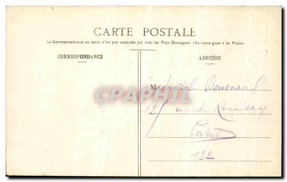 St-Nazaire — Die Kirche St-Nazaire — unbekannter Verlag, Nr. 39 - Rückseite