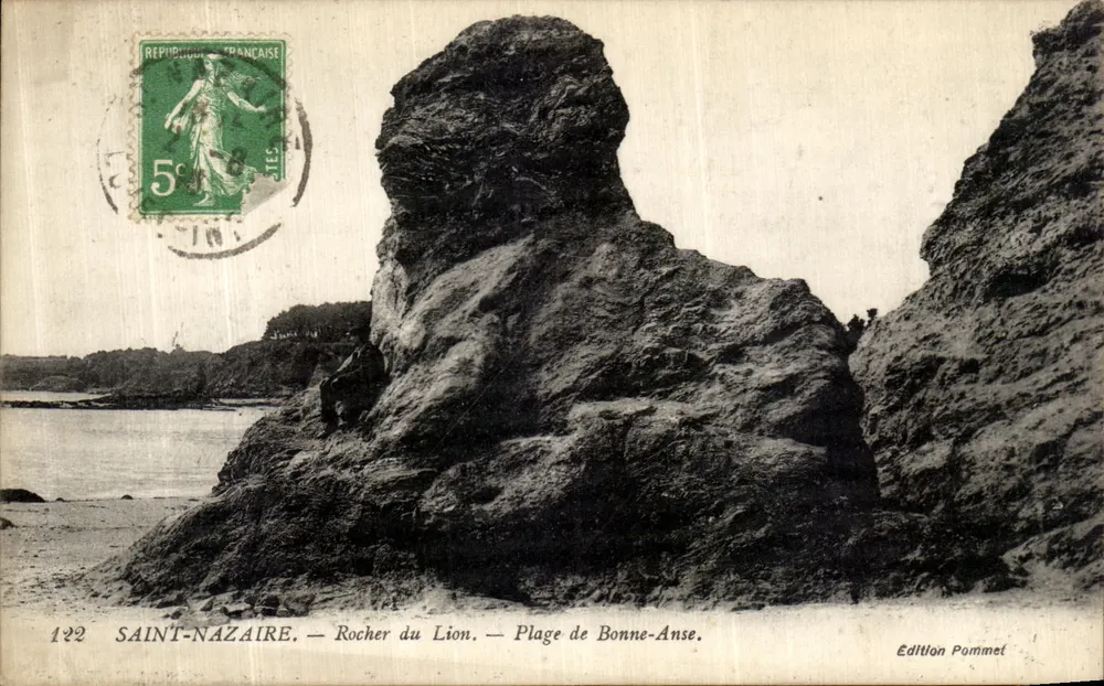 Saint-Nazaire — Felsen des Löwen — Strand von Bonne-Anse — Edition Pommel - Vorderseite