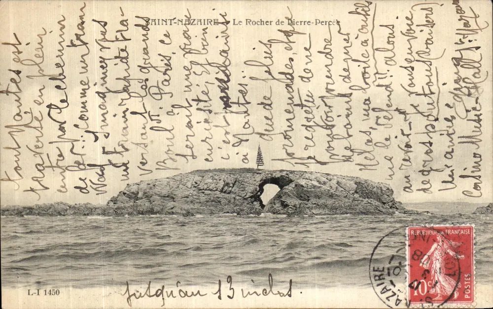 Saint-Nazaire — O Rocher de Pierre-Percé — L-I 1450 - Frente