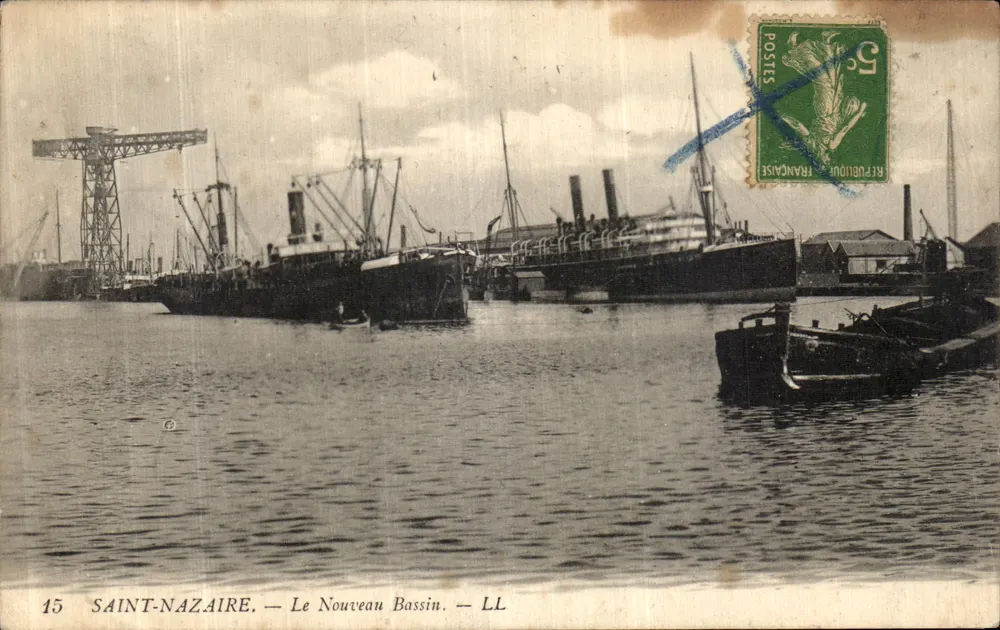 Saint-Nazaire — Der Neue Hafen — LL - Vorderseite