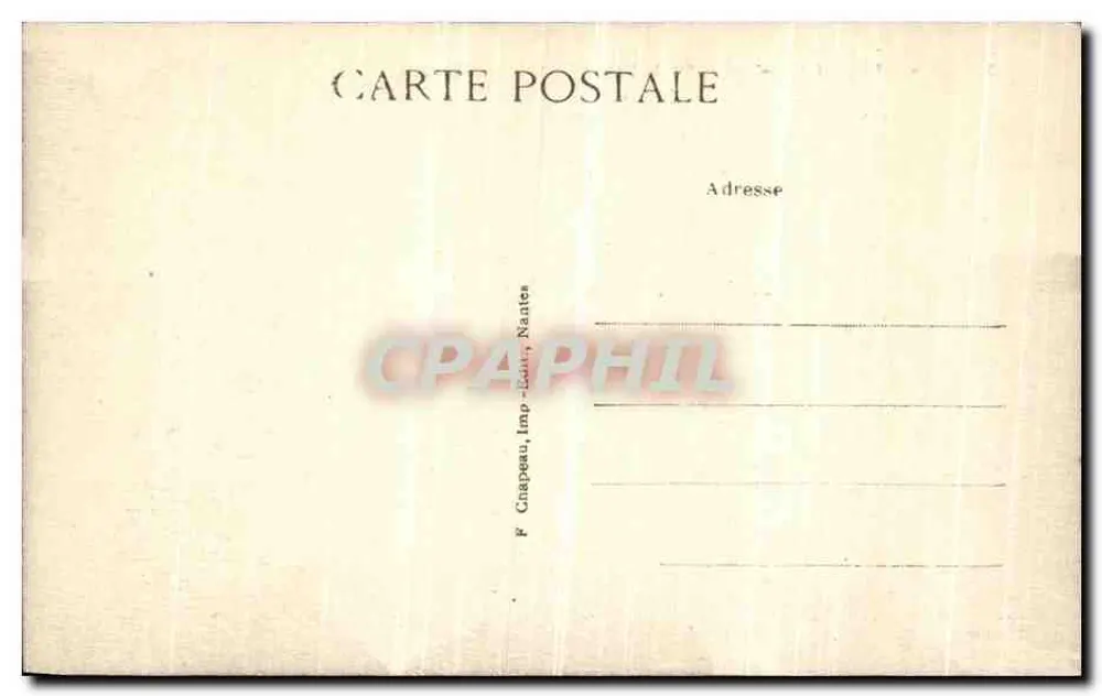 Saint-Nazaire (Loire-Inf.) — An der Küste — Strände von Rougeole — Verlag: F. Chapeau, Nantes - Rückseite