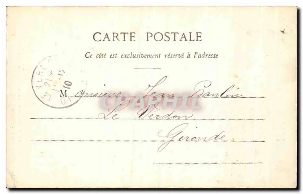 SAINT-NAZAIRE (seine Umgebung) — Belle-Fontaine — Sammlung G. I. D. de Nantes, N° 40 - Rückseite