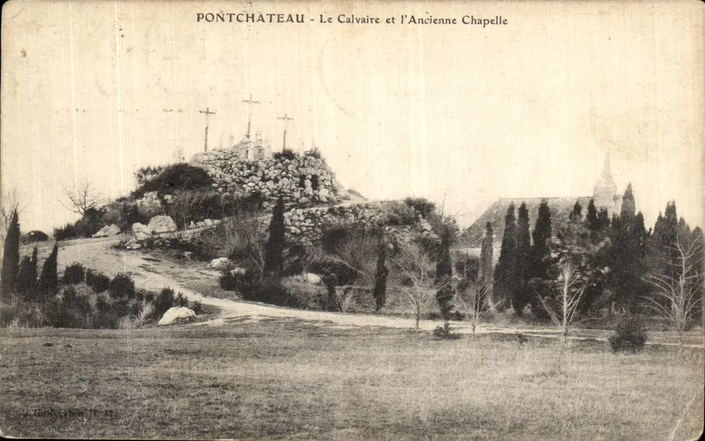 Pontchâteau — Le Calvaire et l'Ancienne Chapelle — éditeur GUILHOU (n° 17.34) - Vorderseite