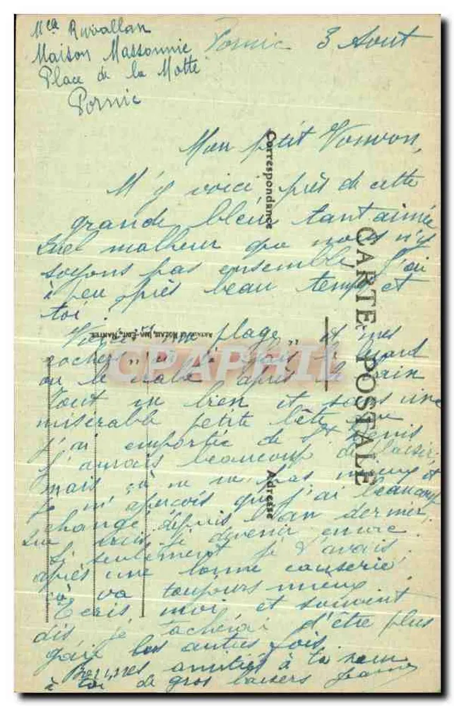 Pornic (Loire-Inf.) — Übersicht der Noueillard-Strand — n°37 - Rückseite