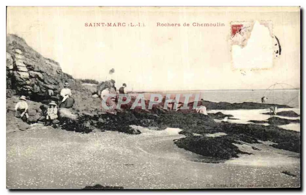 Saint-Marc (L.I.) — Rochers de Chemoulins — Éditeur : Cl. Eudéz, La Paillaguer - Frente
